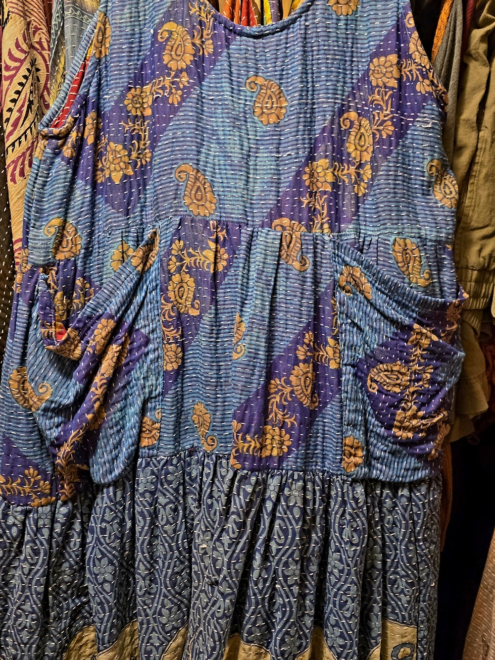 Kantha Bae Boho Meadow Mini Dress